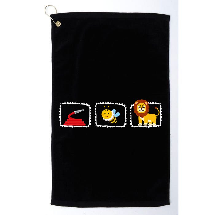 Hose Bee Lion Funny Hoes Be Lying Pun Intended Golf Towel