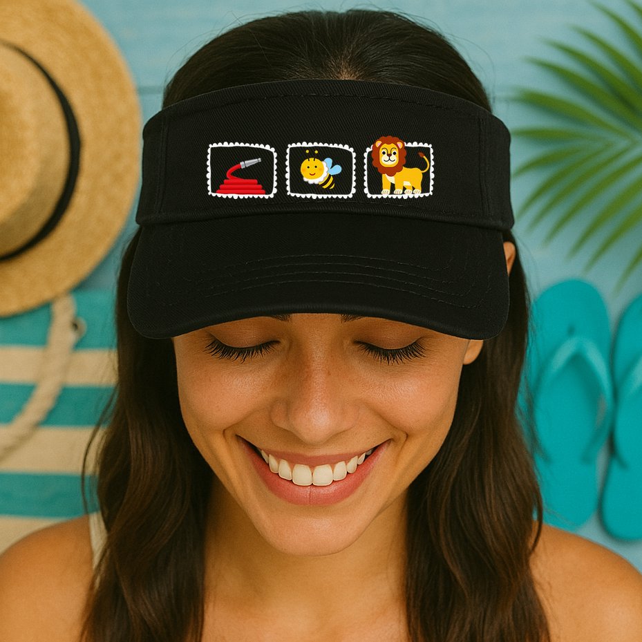 Hose Bee Lion Funny Hoes Be Lying Pun Intended Visor