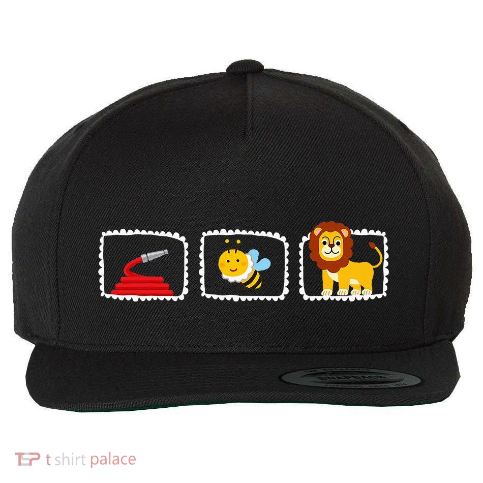Hose Bee Lion Funny Hoes Be Lying Pun Intended Wool Snapback Cap