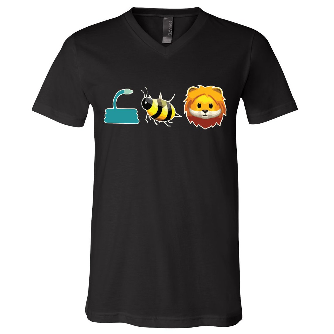 Hose Bee Lion Hoes Be Lyin V-Neck T-Shirt