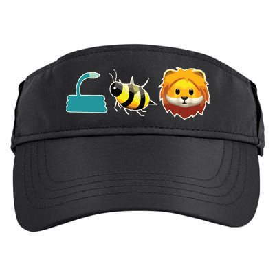 Hose Bee Lion Hoes Be Lyin Adult Drive Performance Visor