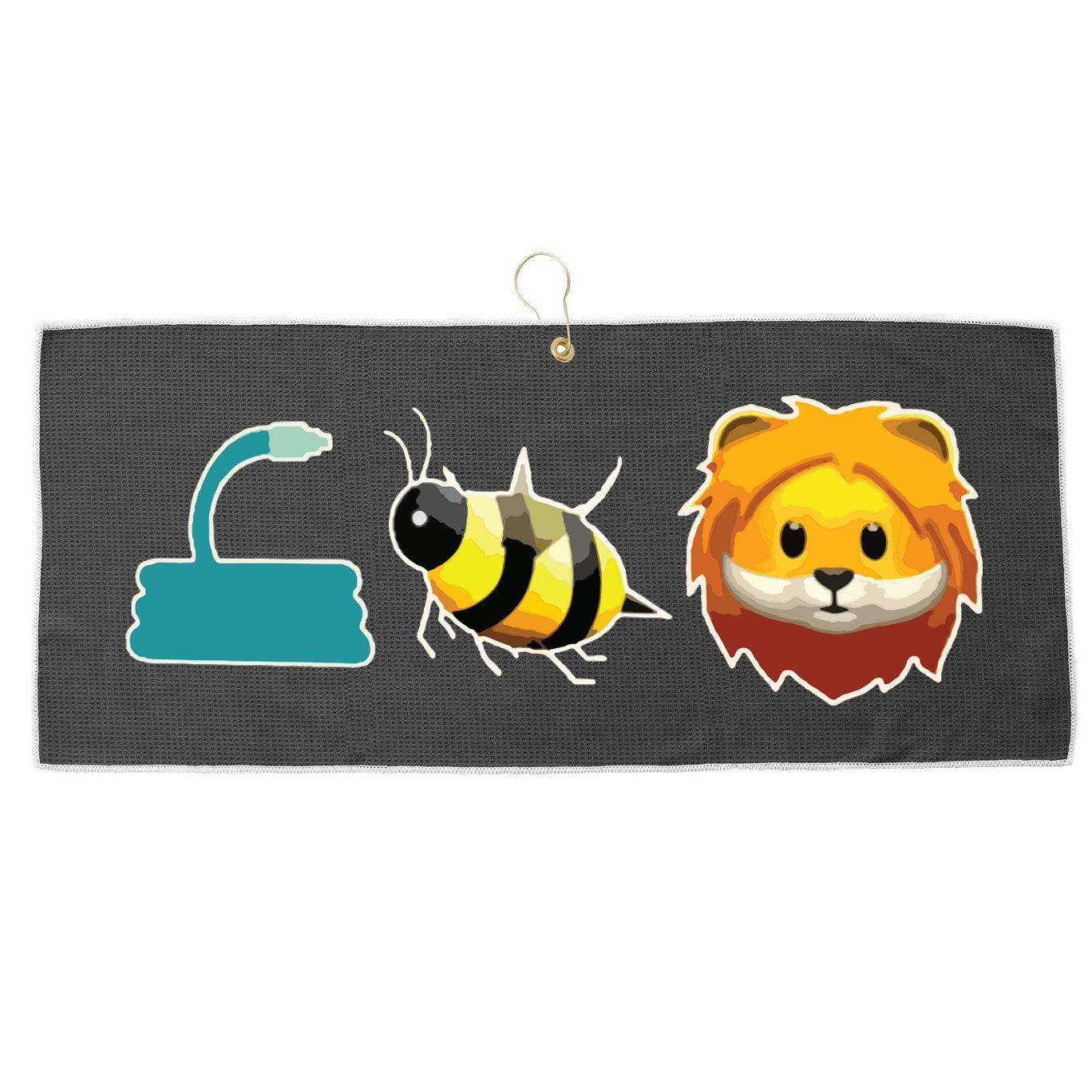 Hose Bee Lion Hoes Be Lyin Large Microfiber Waffle Golf Towel