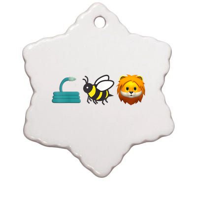 Hose Bee Lion Icons Funny Hoes Be Lying Funny Meme Ceramic Star Ornament