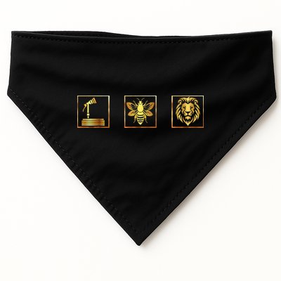 Hose Bee Lion Funny Hoes Be Lying Intended USA-Made Doggie Bandana