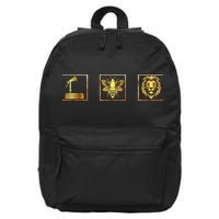 Hose Bee Lion Funny Hoes Be Lying Intended 16 in Basic Backpack