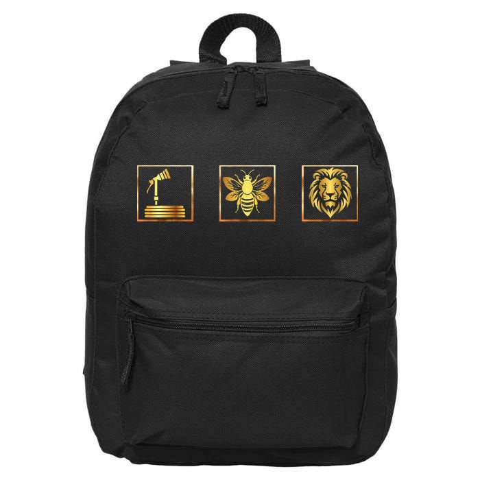 Hose Bee Lion Funny Hoes Be Lying Intended 16 in Basic Backpack