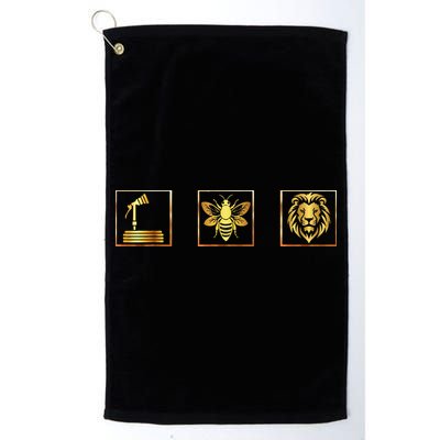 Hose Bee Lion Funny Hoes Be Lying Intended Golf Towel