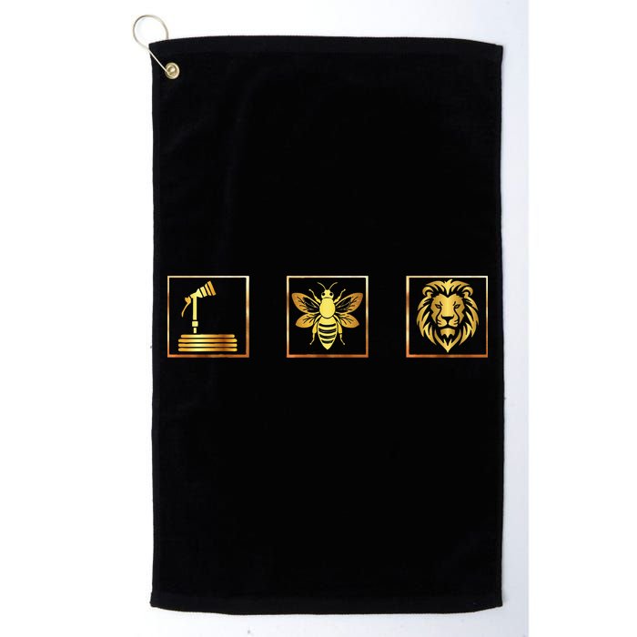 Hose Bee Lion Funny Hoes Be Lying Intended Golf Towel
