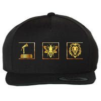Hose Bee Lion Funny Hoes Be Lying Intended Wool Snapback Cap