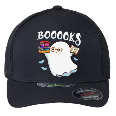 Halloween Books Librarian English Teacher Reader Reading Cute Flexfit Unipanel Trucker Cap