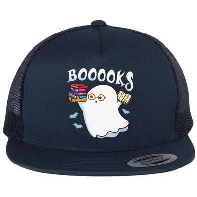 Halloween Books Librarian English Teacher Reader Reading Cute Flat Bill Trucker Hat