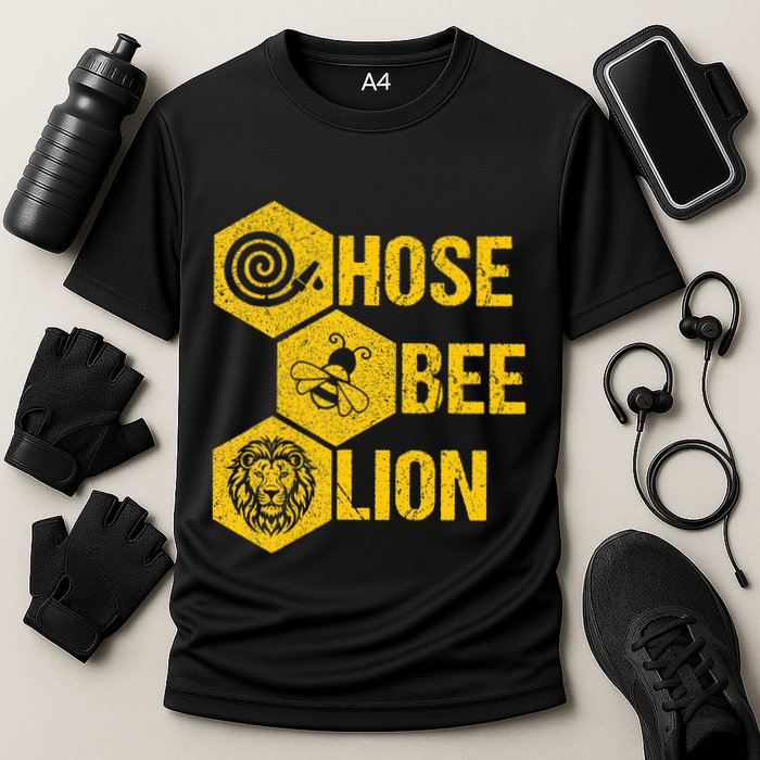 Hose Bee Lion Icons Funny Hoes Be Lying Pun Intended Cooling Performance Crew T-Shirt