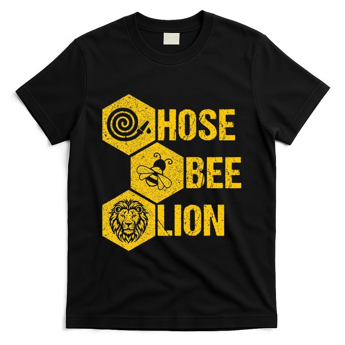 Hose Bee Lion Icons Funny Hoes Be Lying Pun Intended T-Shirt