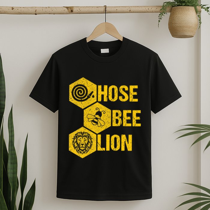 Hose Bee Lion Icons Funny Hoes Be Lying Pun Intended T-Shirt