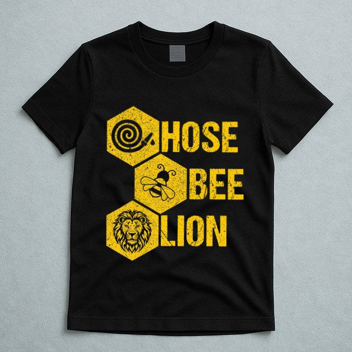 Hose Bee Lion Icons Funny Hoes Be Lying Pun Intended T-Shirt
