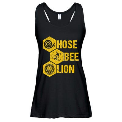 Hose Bee Lion Icons Funny Hoes Be Lying Pun Intended Ladies Essential Flowy Tank