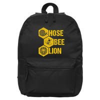 Hose Bee Lion Icons Funny Hoes Be Lying Pun Intended 16 in Basic Backpack