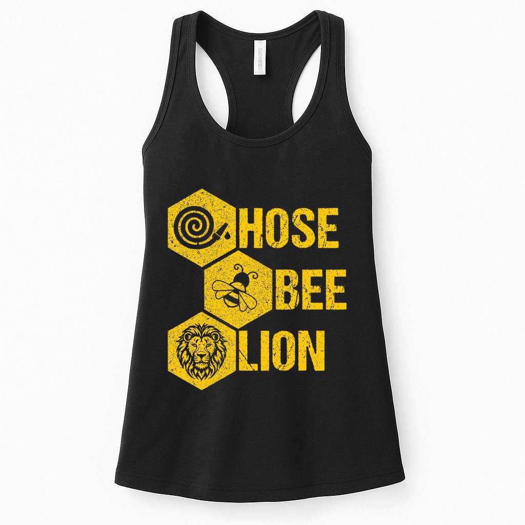 Hose Bee Lion Icons Funny Hoes Be Lying Pun Intended Womens Tank Top