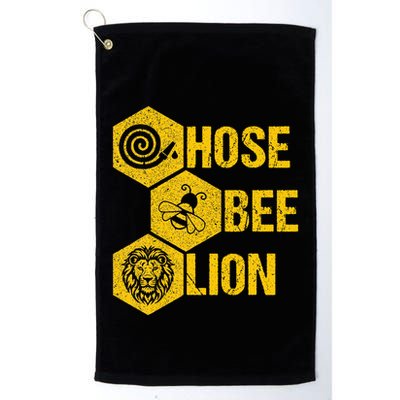 Hose Bee Lion Icons Funny Hoes Be Lying Pun Intended Golf Towel