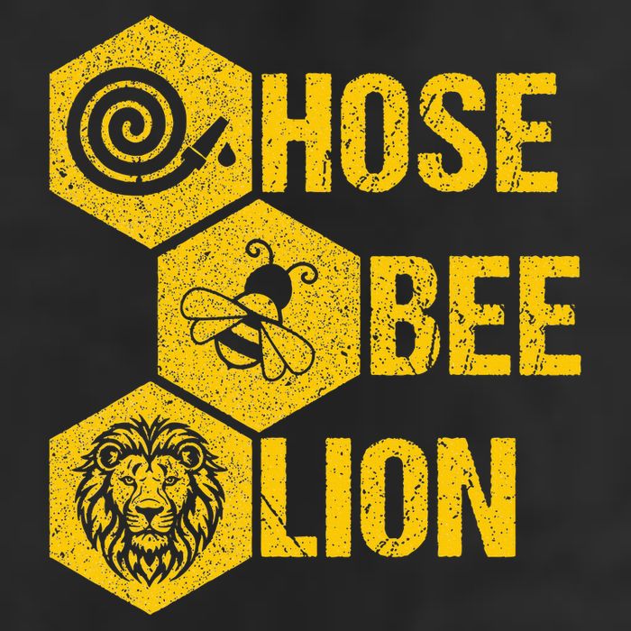 Hose Bee Lion Icons Funny Hoes Be Lying Pun Intended Golf Towel