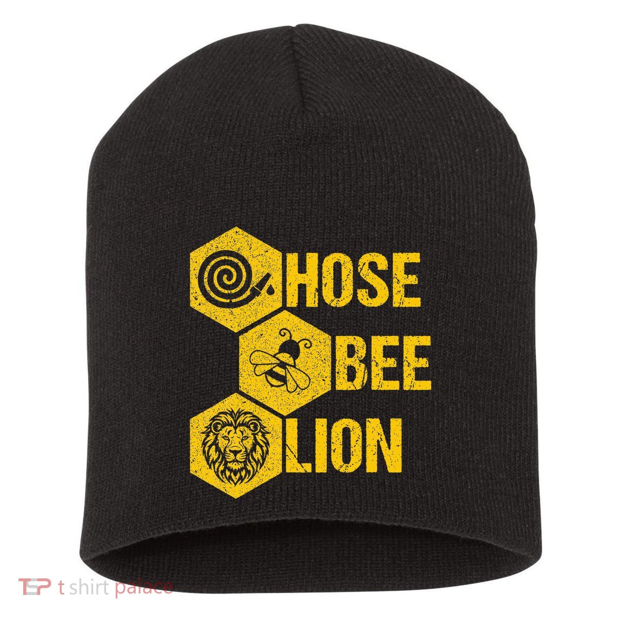 Hose Bee Lion Icons Funny Hoes Be Lying Pun Intended Short Acrylic Beanie