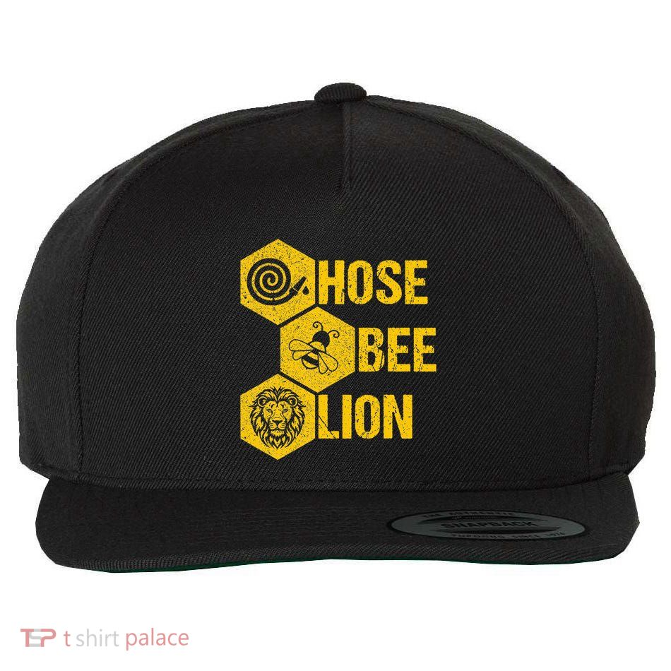Hose Bee Lion Icons Funny Hoes Be Lying Pun Intended Wool Snapback Cap