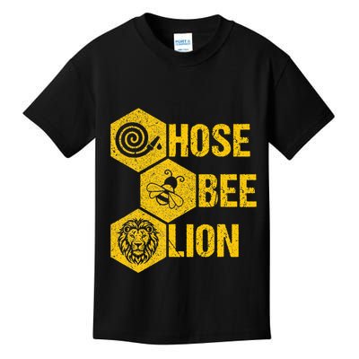 Hose Bee Lion Icons Funny Hoes Be Lying Pun Intended Kids T-Shirt