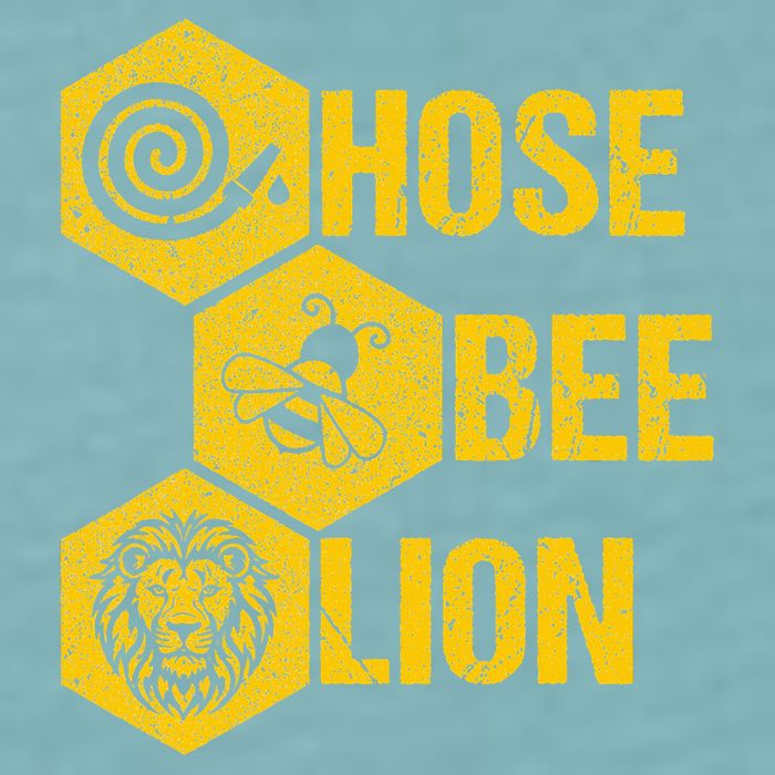 Hose Bee Lion Icons Funny Hoes Be Lying Pun Intended Sueded Cloud Jersey T-Shirt
