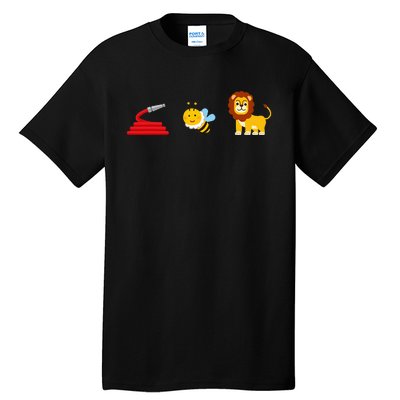 Hose Bee Lion Icons Funny Hoes Be Lying Pun Intended Tall T-Shirt