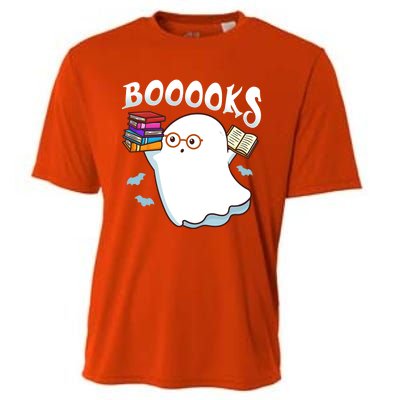 Halloween Books Librarian English Teacher Reader Reading Meaningful Gift Cooling Performance Crew T-Shirt