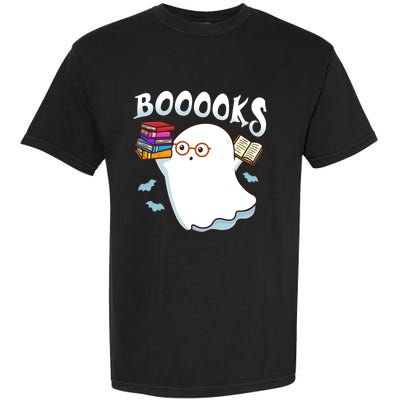 Halloween Books Librarian English Teacher Reader Reading Meaningful Gift Garment-Dyed Heavyweight T-Shirt