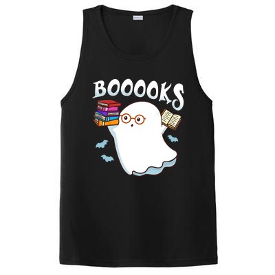 Halloween Books Librarian English Teacher Reader Reading Meaningful Gift PosiCharge Competitor Tank