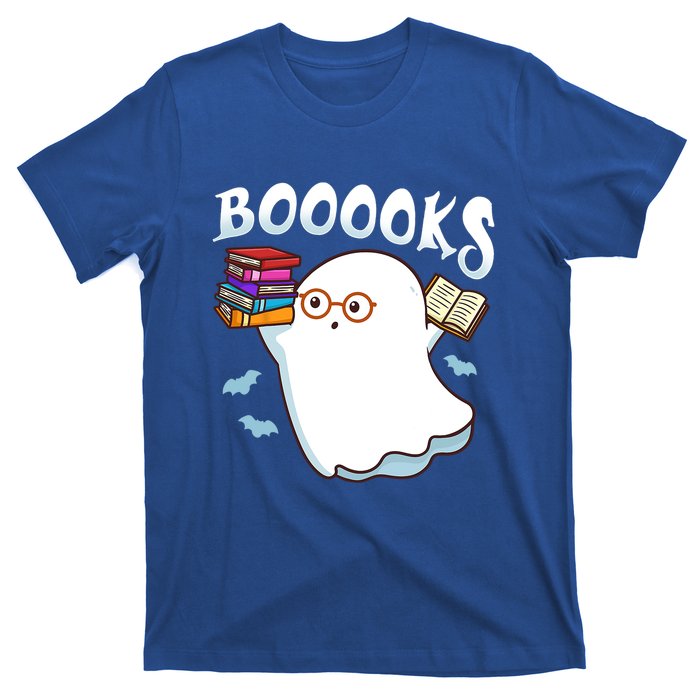 Halloween Books Librarian English Teacher Reader Reading Meaningful Gift T-Shirt