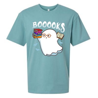 Halloween Books Librarian English Teacher Reader Reading Meaningful Gift Sueded Cloud Jersey T-Shirt