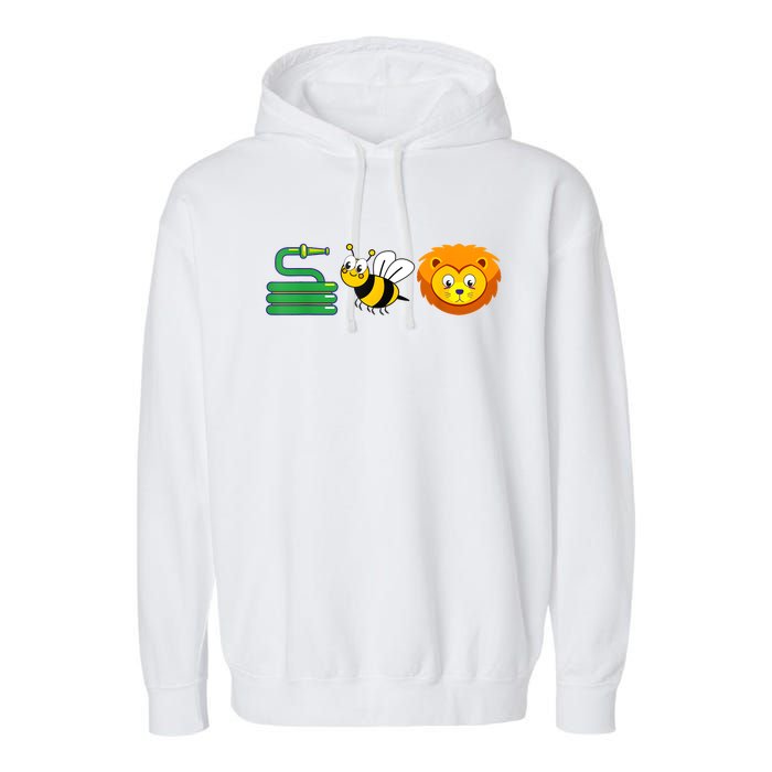 Hose Bee Lion Funny HoS Be Lying Garment-Dyed Fleece Hoodie