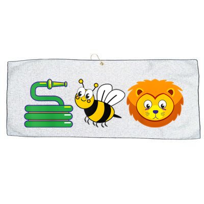 Hose Bee Lion Funny HoS Be Lying Large Microfiber Waffle Golf Towel