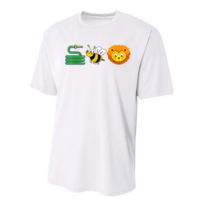 Hose Bee Lion Funny HoS Be Lying Performance Sprint T-Shirt