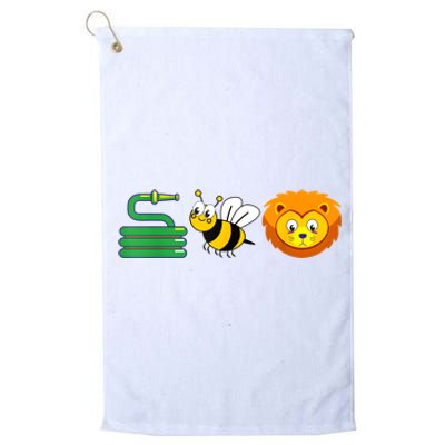 Hose Bee Lion Funny HoS Be Lying Platinum Collection Golf Towel