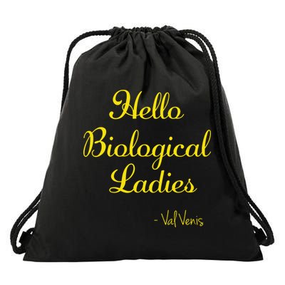 Hello Biological Ladies Val Venis Drawstring Bag