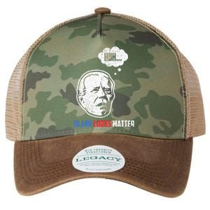 Huh... Blank Looks Matter Legacy Tie Dye Trucker Hat