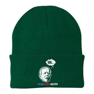 Huh... Blank Looks Matter Knit Cap Winter Beanie