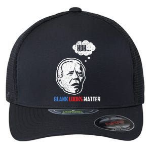 Huh... Blank Looks Matter Flexfit Unipanel Trucker Cap