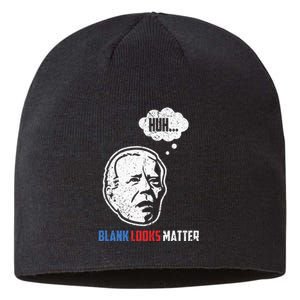 Huh... Blank Looks Matter Sustainable Beanie