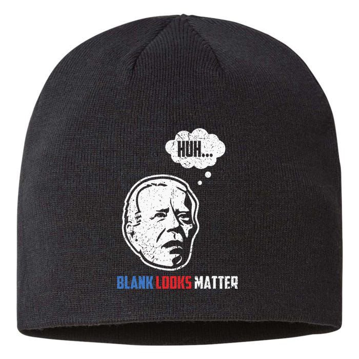 Huh... Blank Looks Matter Sustainable Beanie