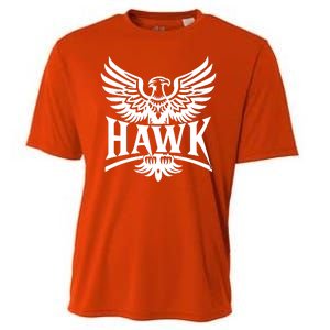 Hawk Bird Logo Cooling Performance Crew T-Shirt