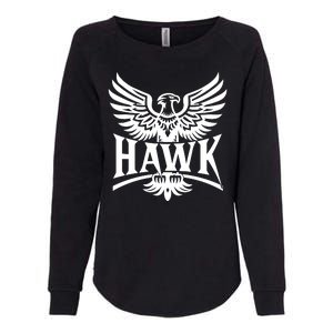 Hawk Bird Logo Womens California Wash Sweatshirt