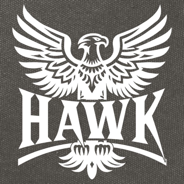 Hawk Bird Logo Cotton Canvas Backpack
