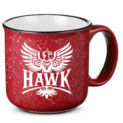 Hawk Bird Logo 15oz Campfire Ceramic Mug