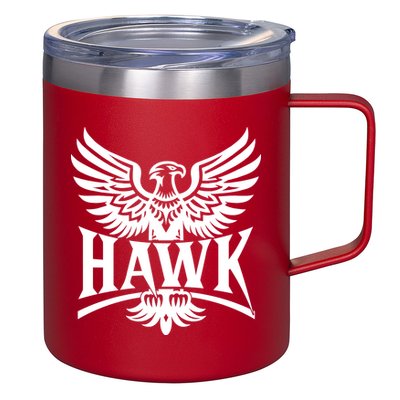 Hawk Bird Logo 12oz Stainless Steel Coffee Mug