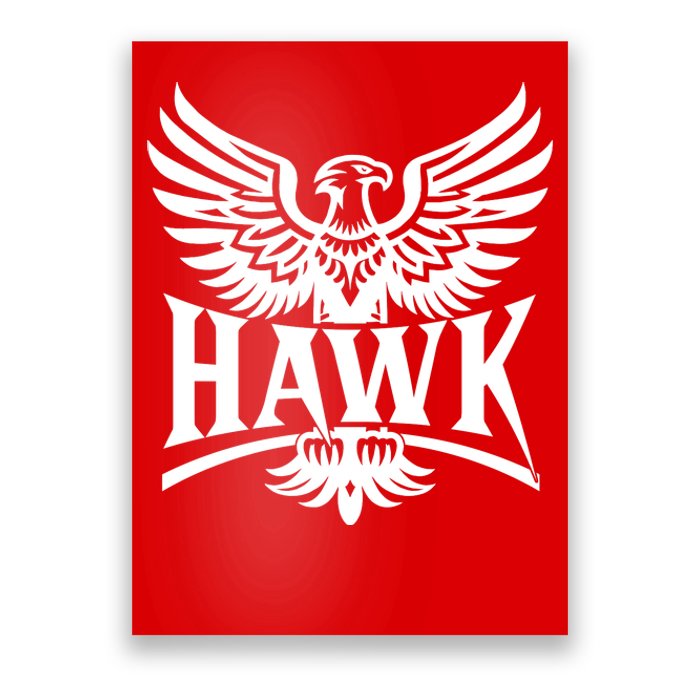 Hawk Bird Logo Poster